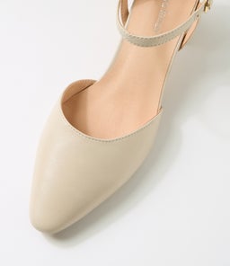 LOCTAVIA DF ALMOND NATURAL HEEL LEATHER
