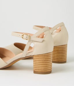 LOCTAVIA DF ALMOND NATURAL HEEL LEATHER