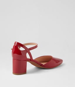 LOCTAVIA DF DEEP RED PATENT LEATHER