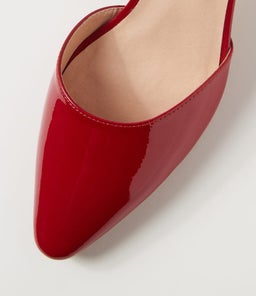 LOCTAVIA DF DEEP RED PATENT LEATHER