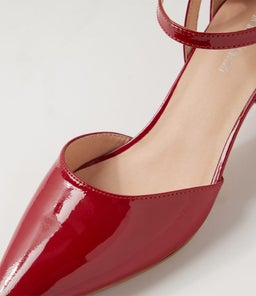 LOCTAVIA DF DEEP RED PATENT LEATHER