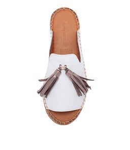 PHLAN DF WHITE SILVER LEATHER