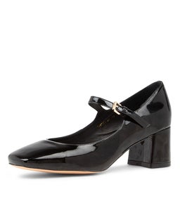 CARTIA DF BLACK PATENT LEATHER