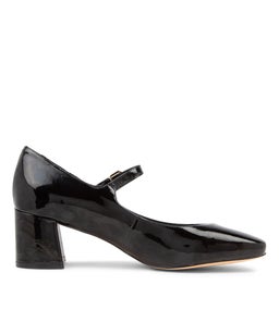 CARTIA DF BLACK PATENT LEATHER