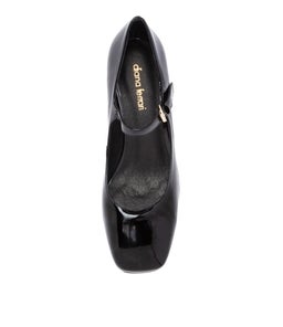 CARTIA DF BLACK PATENT LEATHER