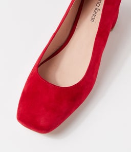 CLOUD DF RED SUEDE