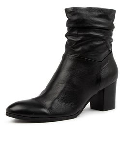 DANKE DF BLACK BLACK HEEL LEATHER