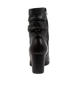 DANKE DF BLACK BLACK HEEL LEATHER