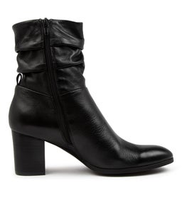DANKE DF BLACK BLACK HEEL LEATHER