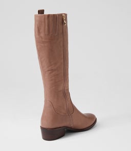GIDDY DF LT CHOC LEATHER