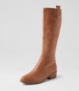 GIDDY DF MID TAN LEATHER