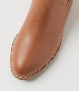 GIDDY DF MID TAN LEATHER