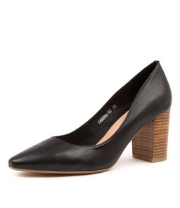 SABENA DF BLACK NATURAL HEEL LEATHER