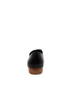 RESBECCI DF BLACK NATURAL HEEL LEATHER