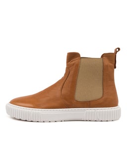 BARDA DF TAN WHITE SOLE LEATHER