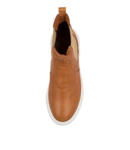 BARDA DF TAN WHITE SOLE LEATHER