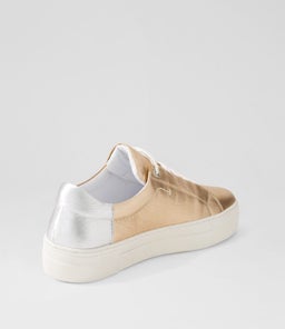 JIMSOE DF ROSE GOLD LT SILVER LEATHER