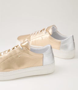 JIMSOE DF ROSE GOLD LT SILVER LEATHER