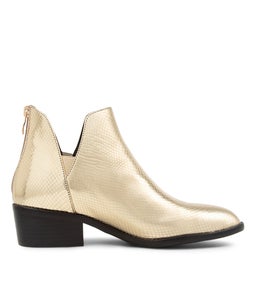 GHEMS DF GOLD METALLIC CRACKLE LEATHER