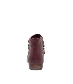 RONELE DF BURGUNDY LEATHER