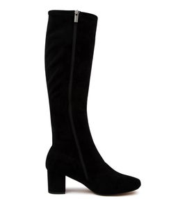 IROSSI W DF BLACK STRETCH MICROSUEDE