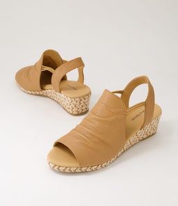 HLENSIA DF LT TAN MULTI ROPE LEATHER