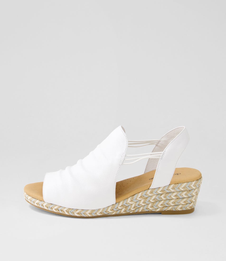 Hlensia White Multi Rope Leather Sandals Hlensia White Multi Rope Leather Sandals