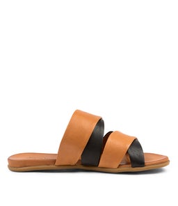 KOAMI DF BLACK TAN LEATHER