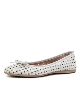 PINUP DF WHITE LEATHER