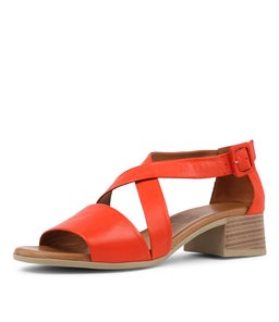 TWEET DF CORAL LEATHER