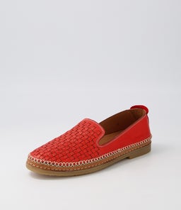 BEHDY DF RED LEATHER