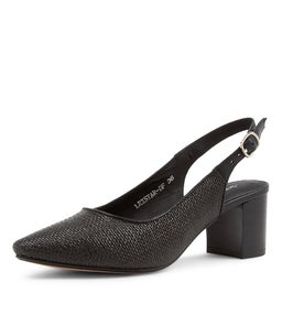 LEXSTAR DF BLACK WOVEN LEATHER