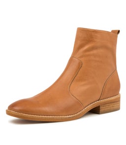 BARNIE DF DK TAN NATURAL HEEL LEATHER