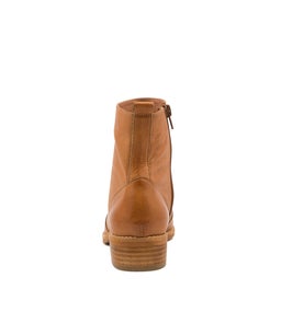BARNIE DF DK TAN NATURAL HEEL LEATHER