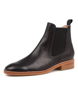BEAUFORT DF BLACK NATURAL HEEL LEATHER