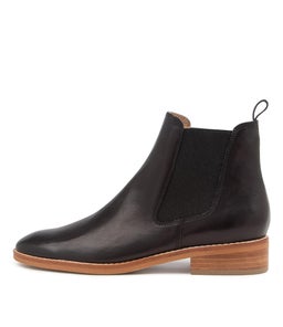 BEAUFORT DF BLACK NATURAL HEEL LEATHER