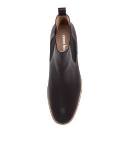 BEAUFORT DF BLACK NATURAL HEEL LEATHER