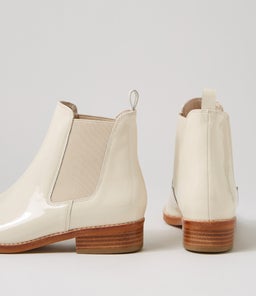 BEAUFORT DF CREAM PATENT LEATHER