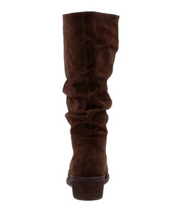 GALLS DF DK BROWN DK BROWN HEEL SUEDE