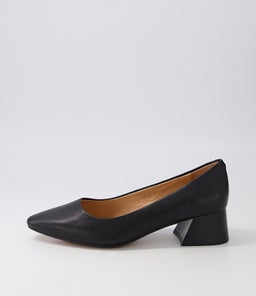 WANITA DF BLACK BLACK HEEL LEATHER