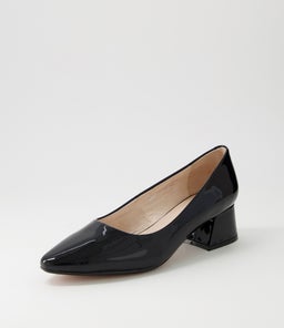 WANITA DF BLACK PATENT LEATHER
