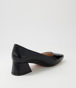 WANITA DF BLACK PATENT LEATHER