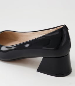 WANITA DF BLACK PATENT LEATHER