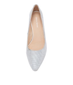 WANITA DF SILVER METALLIC SUEDE