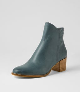 MOCKER DF DK DENIM LEATHER