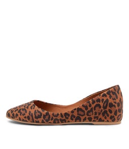 ULYNNA DF TAN LEOPARD SUEDE
