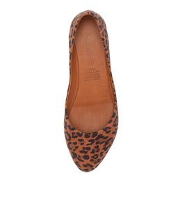 ULYNNA DF TAN LEOPARD SUEDE