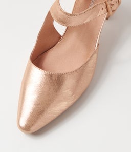 LATISHA DF ROSE GOLD BRUSHED LEATHER