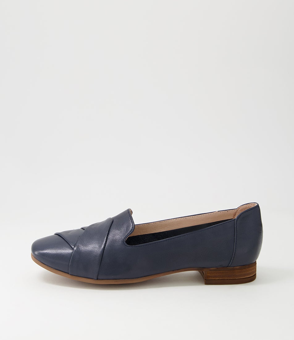 Tilony Navy Leather Loafers Tilony Navy Leather Loafers