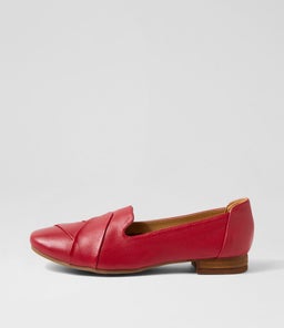 TILONY DF DK RED LEATHER